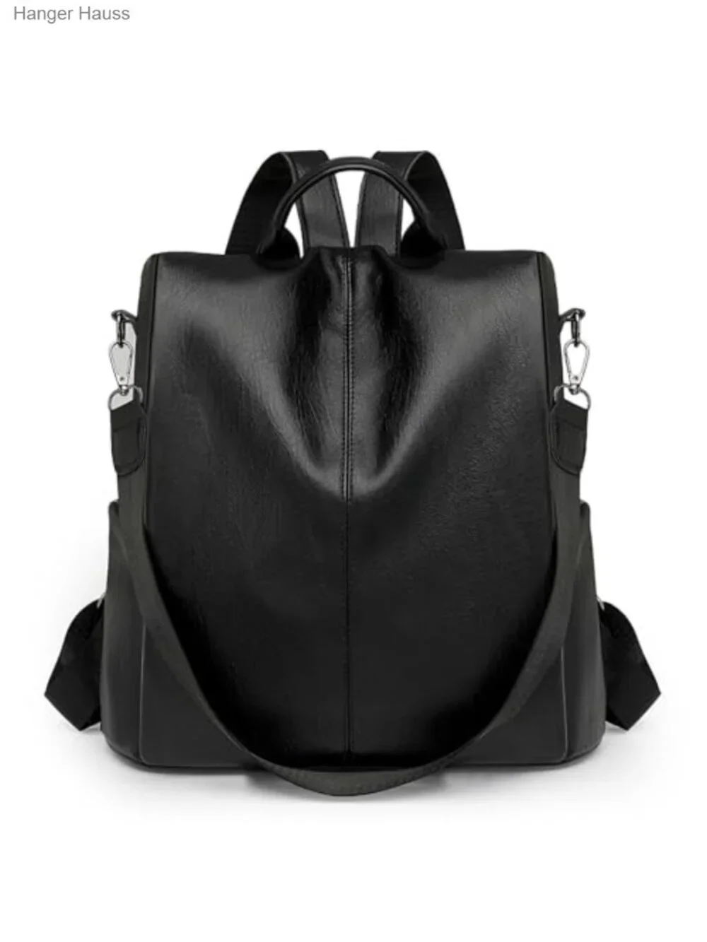 Women's Anti-theft PU Leather Backpack Purse, 3-Way Convertible Travel Rucksack